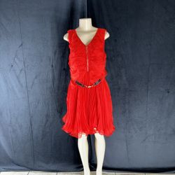 Red Mandalay Dress Size 8