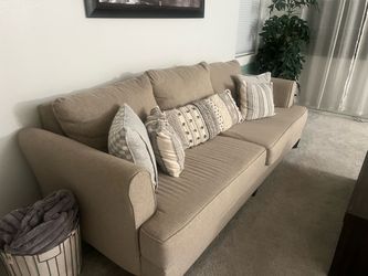 Couch and coffee table both for only 500