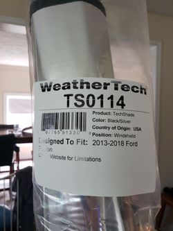Brand new fusion weathertech windshield cover