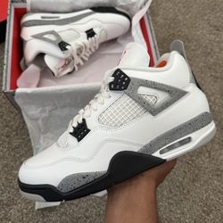 Jordan 4 White Cement