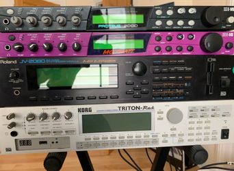 E-mu Ensoniq Akai sampler rack gear