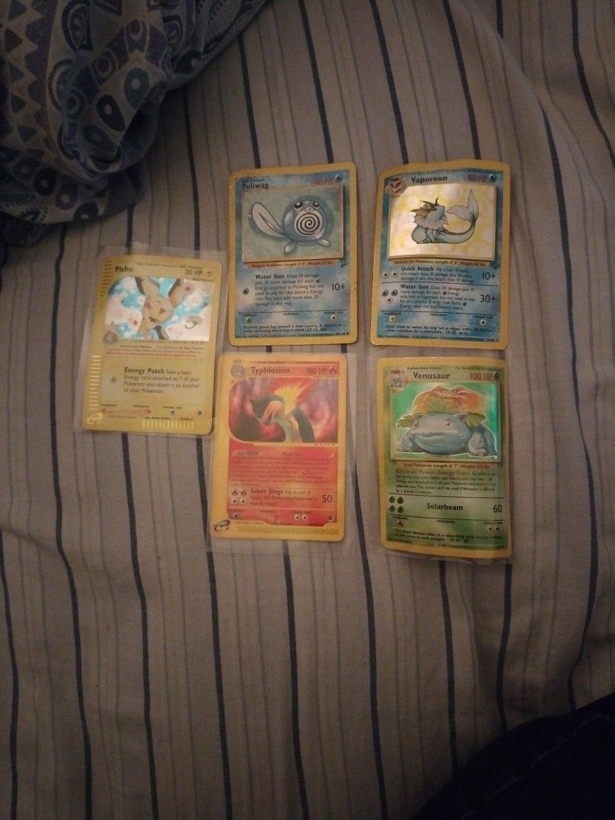 Rear Pokemon Cards 