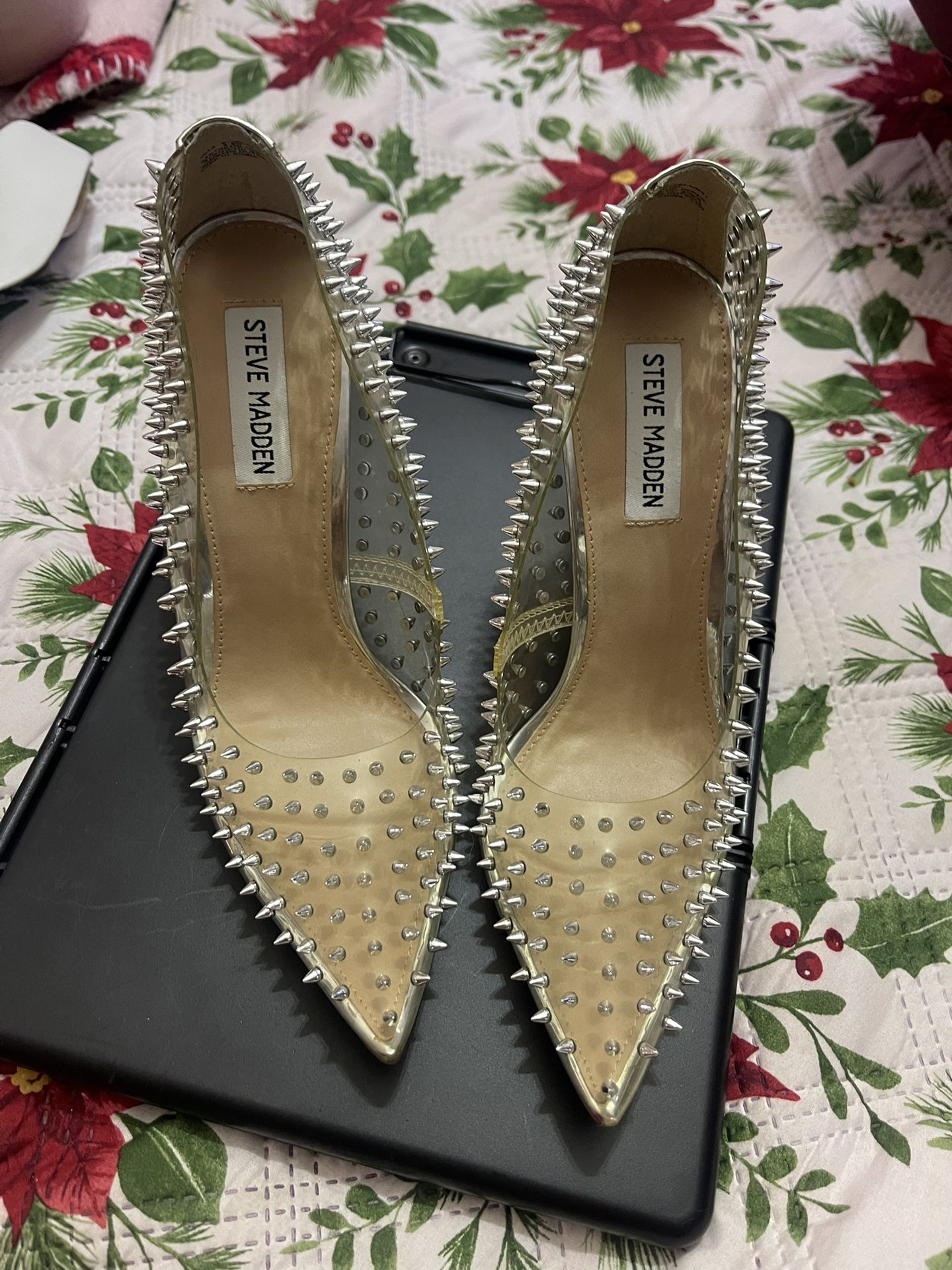 Steve Madden Clear Heels 