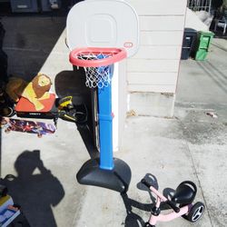 Young Child's Basketball Hoop Set