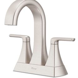 Bruxie 4 in. Centerset Double Handle High Arc Bathroom Faucet