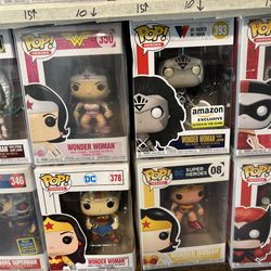 Title: DC Funko Pop Bundle (8 Figures) - Wonder Woman, Harley, Cyborg Superman