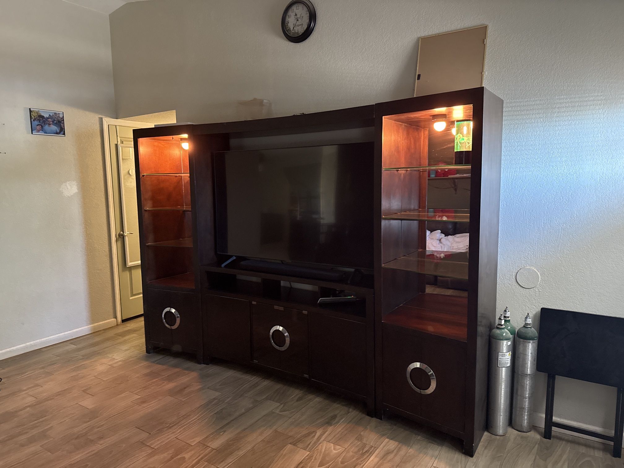 Huge Entertainment Center With 75” TV!!