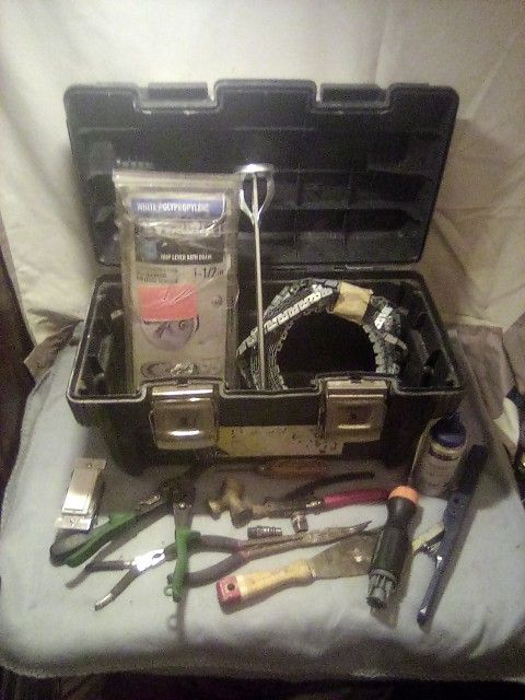 Stanley Tool Box With Tools
