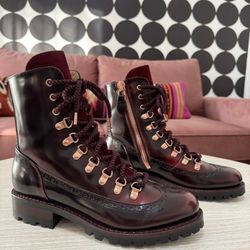 The Office of Angela Scott - Bordeaux Mr. Bernard Boot, 8 US/38 EU (Original Price $750, Selling $300) 