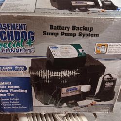 Basement Watchdog Backup Sump Pump System