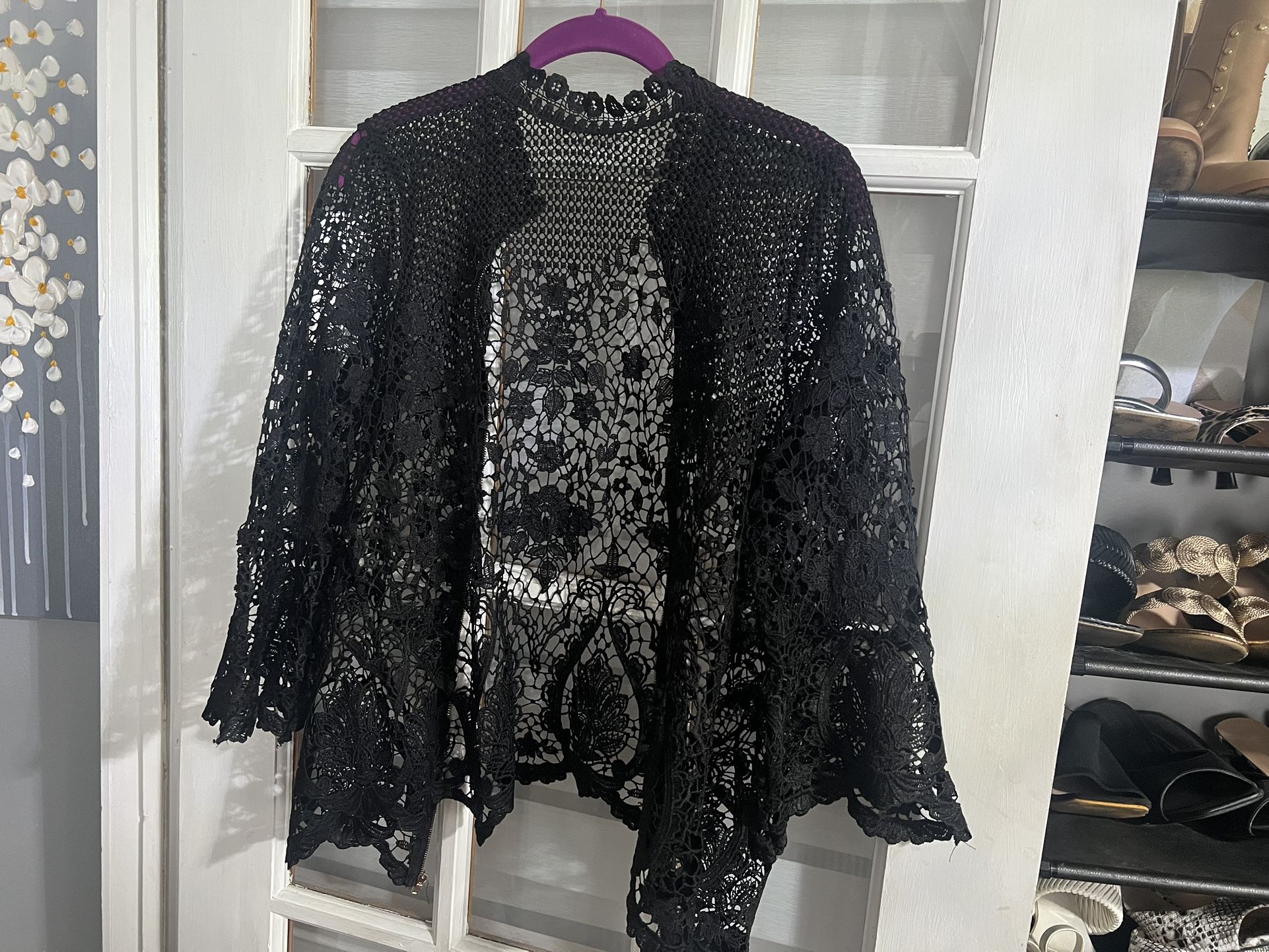 Women’s Black Knit Jacket