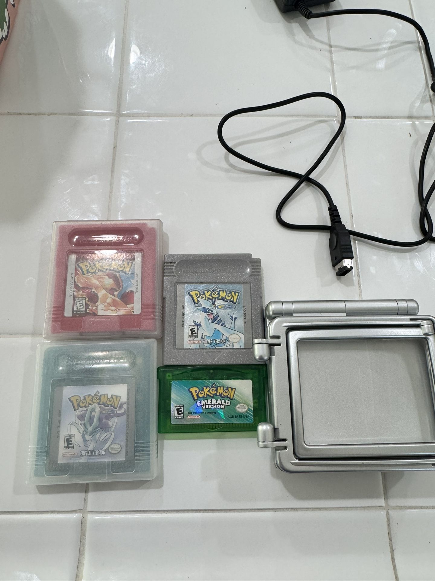 Gameboy SP Pokemon Authentic Lot