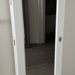 Wall Door Mounted Jewelry Armoire