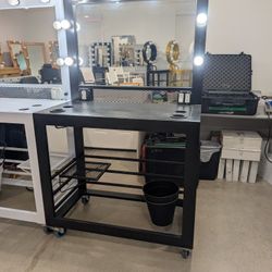 Custom-Made Vanity/ Makeup Table With Mirror