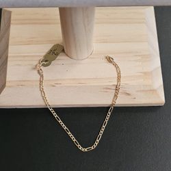 10k Gold Kid Bracelet 6 Inch