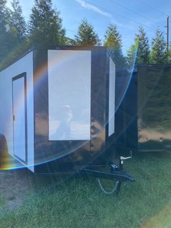 🦅 Quality Cargo Enclosed Trailer 7x14 Ta Tandem Axle Polycore  Brand 🆕 0.080🔥