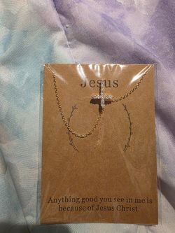 Jesus Cross Necklace. 
