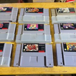 Super Nintendo SNES Authentic Rare Games All Work 