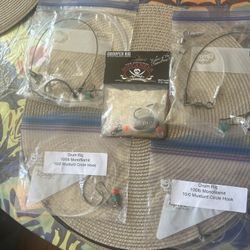 (Lot of 5 )Buccaneer & Mustad Drum Grouper Rigs Circle Hooks 10/0 6/0 Saltwater