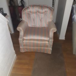 Plush Satin Very Clean Comfy Chair