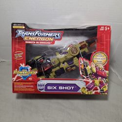 Transformers Energon Six Shot Voyager Class Action Figure NEW 2004 Powerlinx