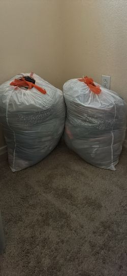 Bags of clothes