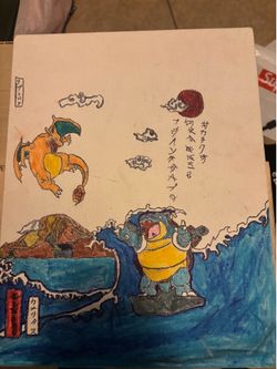 Five year old handmade pokemon drawings