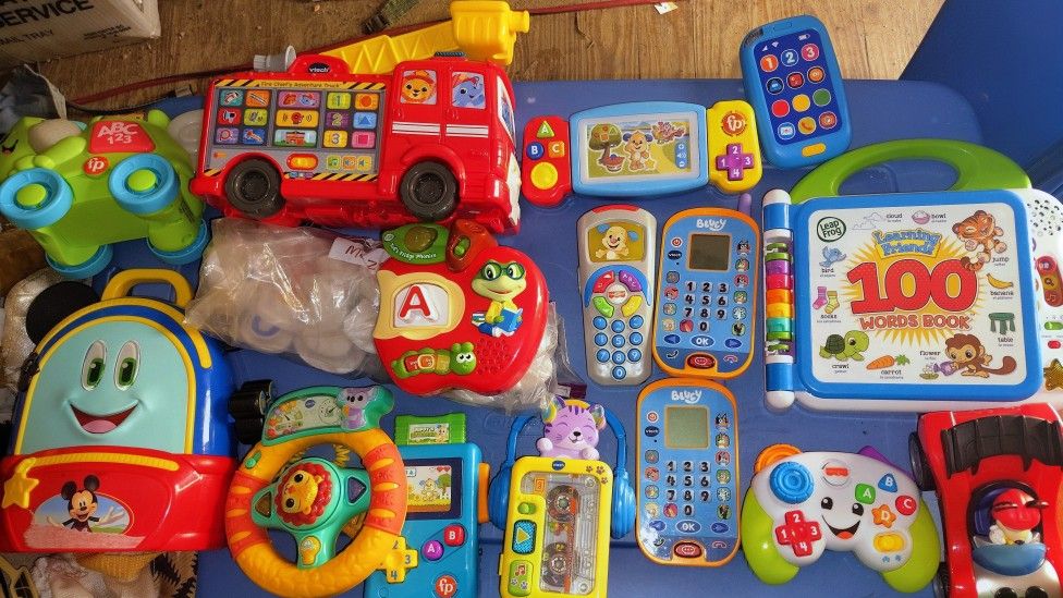 HUGE 13-Piece Learning Toy Bundle Lot! VTech, Fisher-Price, LeapFrog (Working!)