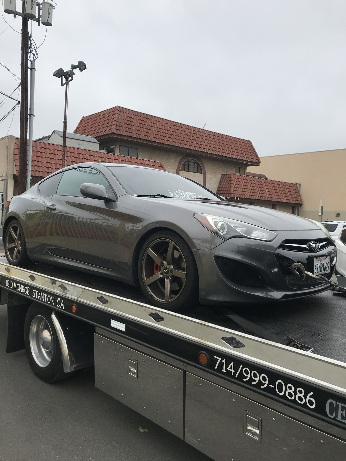 genesis coupe + blown engine 