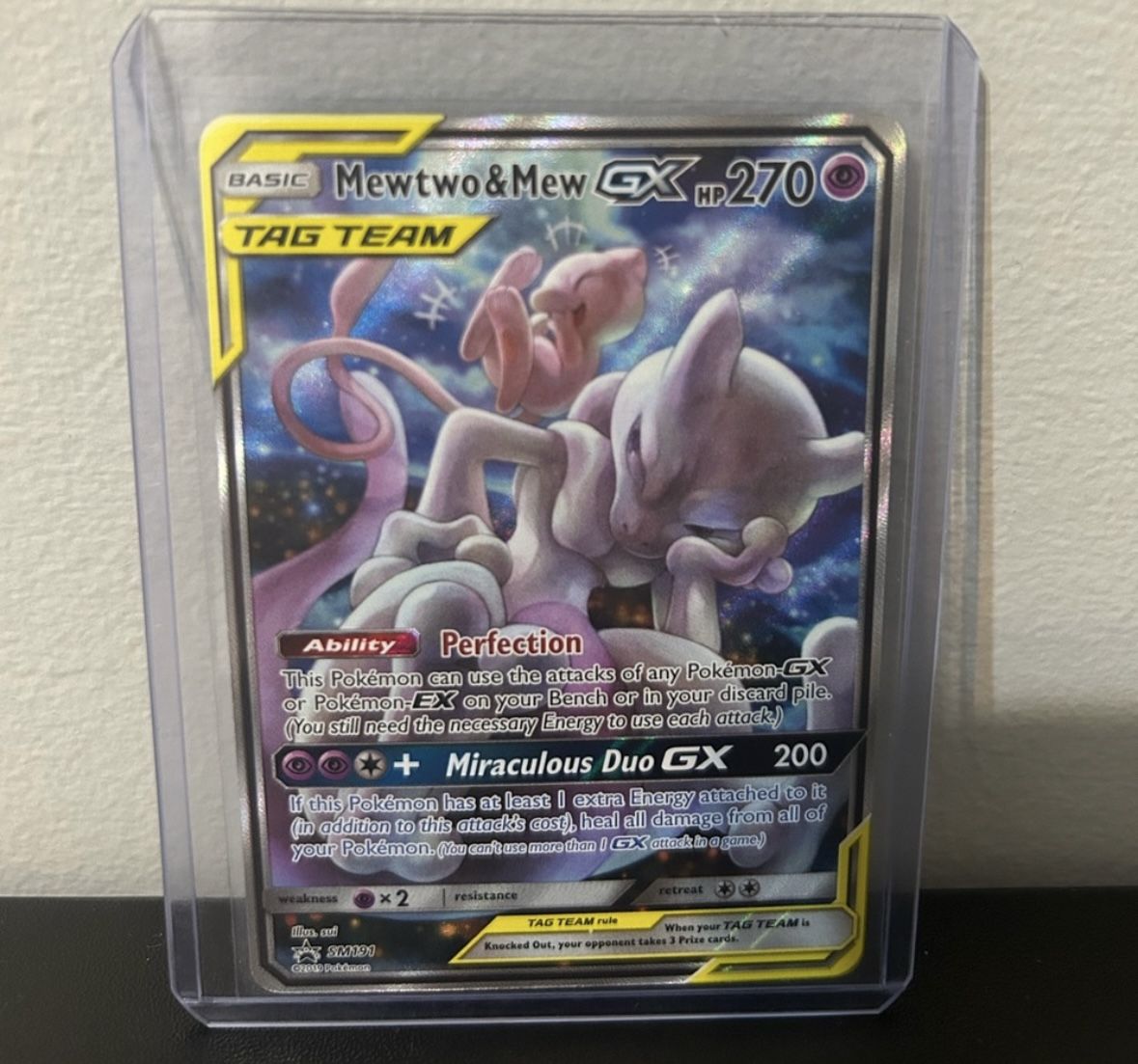 Pokémon TCG Mewtwo & Mew GX SM191