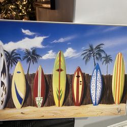 Canvas Painting Surfing