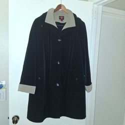 Black Coat Size Xl 
