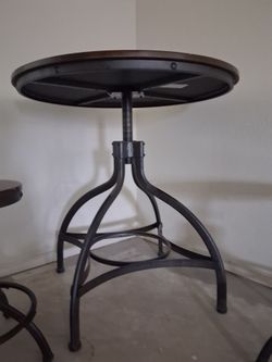 Table and barstools
