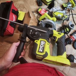 Ryobi P223 ONE + HP 18V Brushless 1" SDS-Plus Rotary Hammer Tool Only