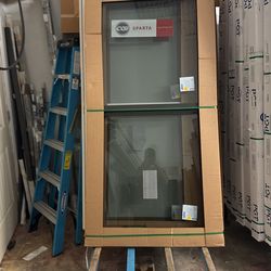 Bronze window 37 x 74 single hung