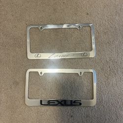 Lexus License Plate Holders