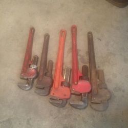 various according to size of the Wrench $10.00 to $25.00Pipe Wrenches Various Size , price