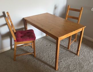 Kitchen wood table set