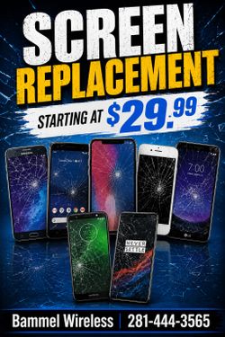 New screen replacement