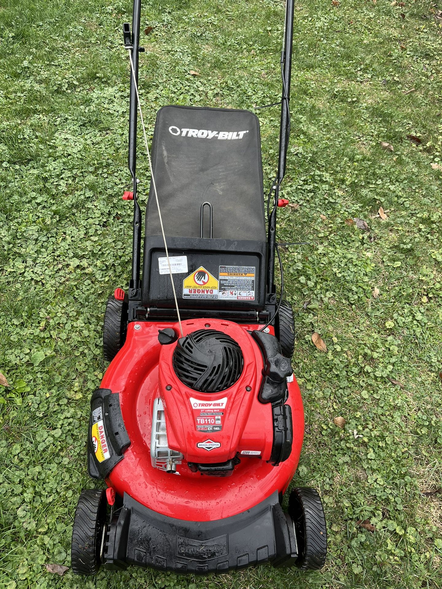 Troy Bilt Push Mower Good Condition 
