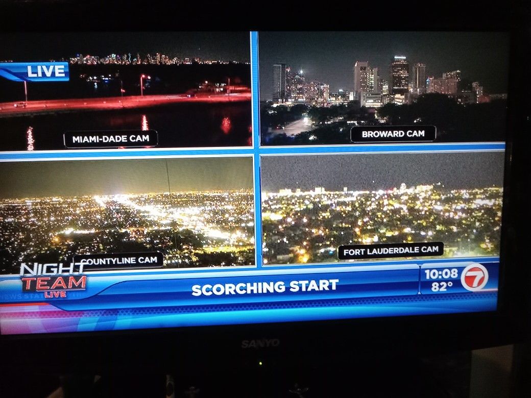 Sanyo 32" Inch Flat Screen Tv & Remote