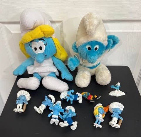 Smurf Plush and Toy Lot $15 for All 