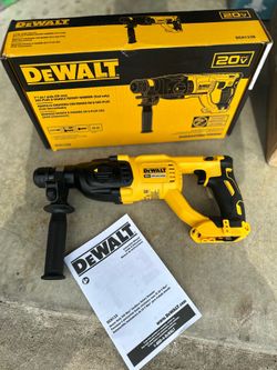 DEWALT 20V MAX Cordless Brushless 1 in. SDS Plus D-Handle Concrete and Masonry Rotary Hammer (Tool Only)