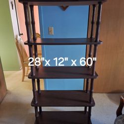 Wooden Shelving Unit