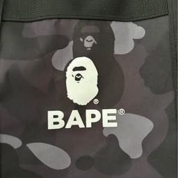 A Bathing Ape Spring Collection 2022 - Black Camo Duffle Bag