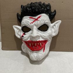 Halloween   Vampire  Mask  With A Wounded   Face  