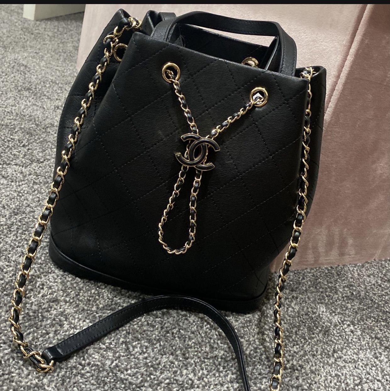 Chanel Bucket Bag Purse Crossbody