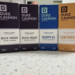 Duke Cannon Cologne and Soap