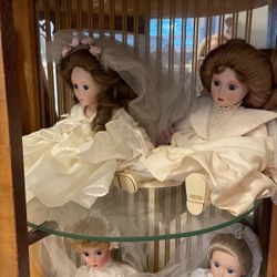 All Twelve Danbury Mint Bride Dolls