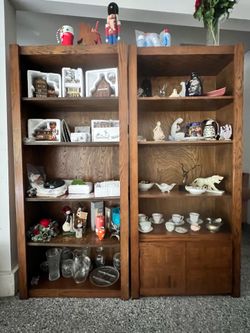 Wood book or trinket cases